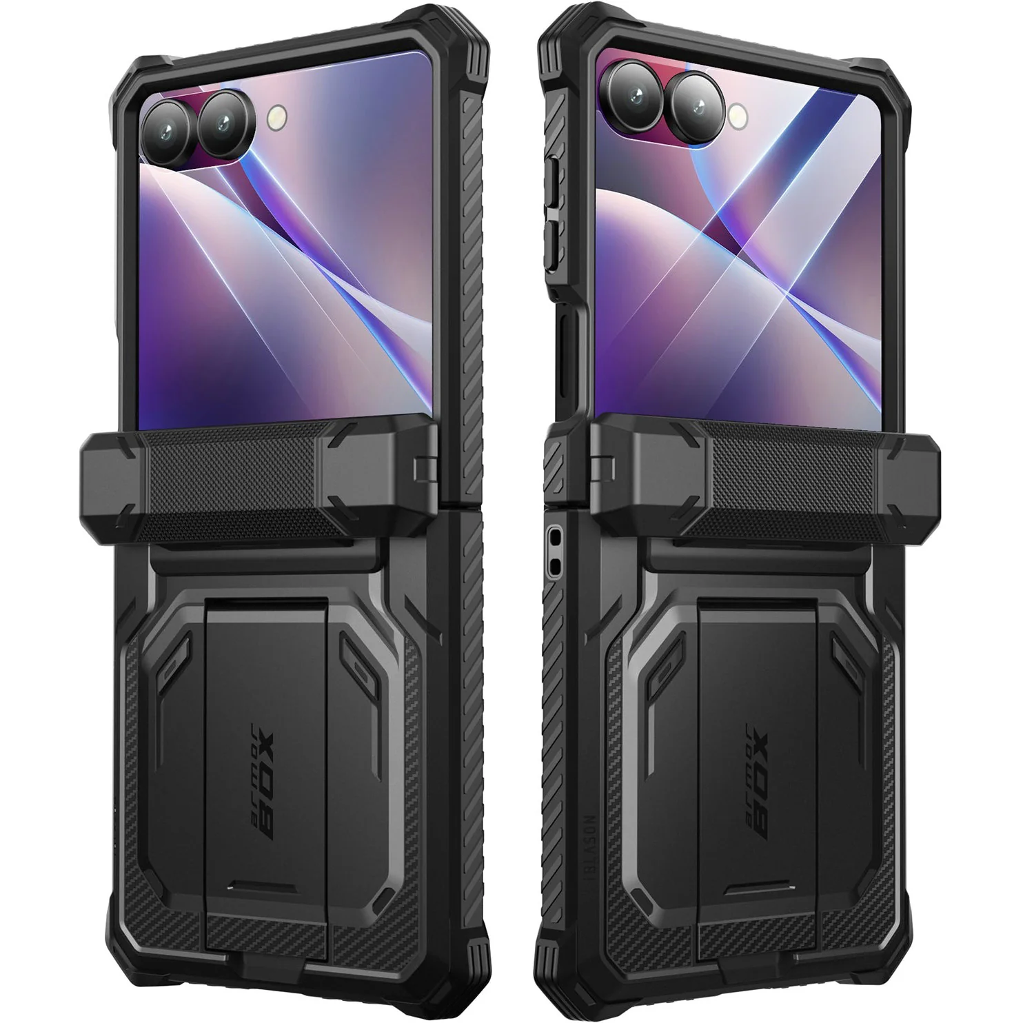 Handyhülle für Galaxy Z Flip7, Supcase i-Blason Armorbox BackSP, Schwarz - Image 4