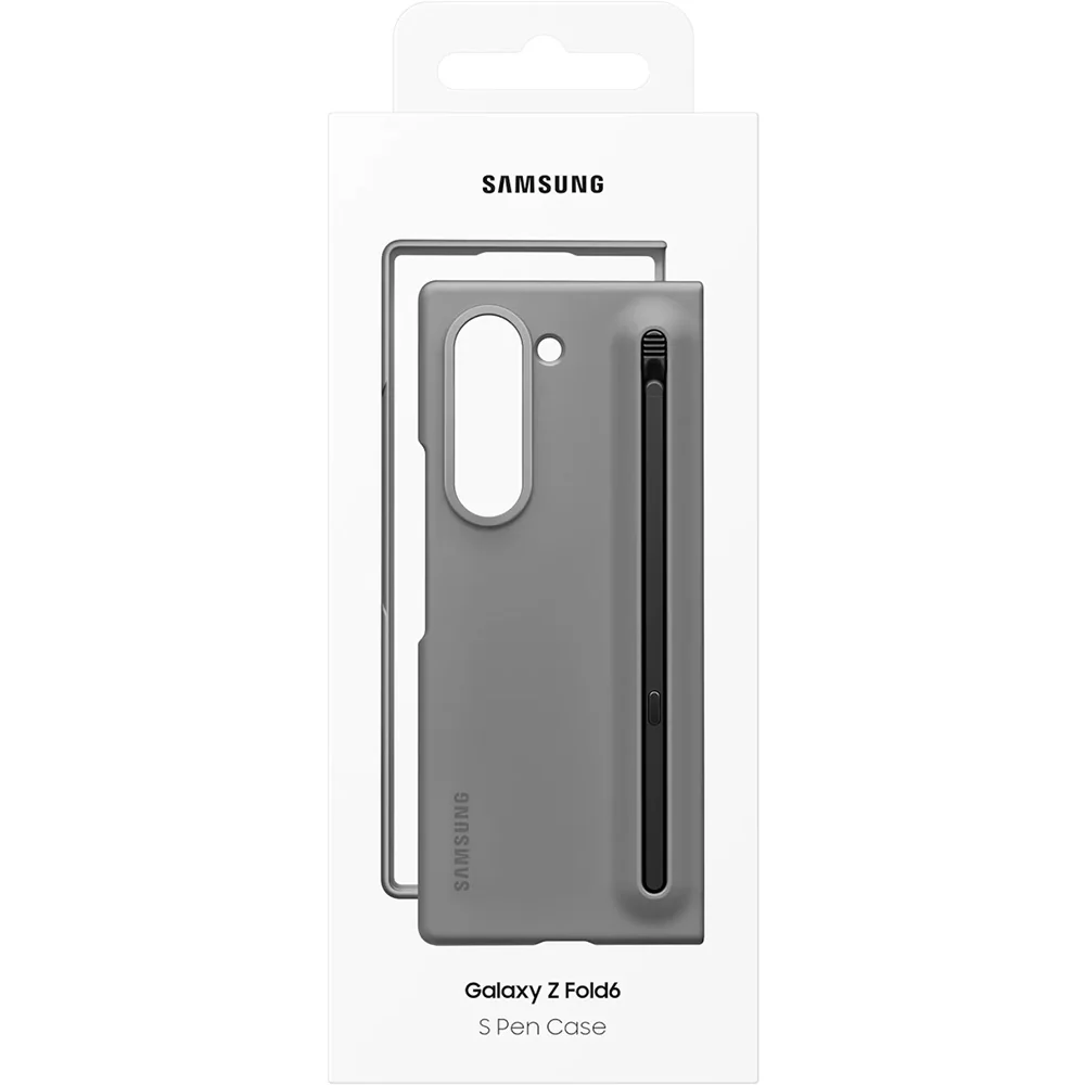 Handyhülle für Galaxy Z Fold6, Samsung Slim S-Pen Case + Stift, Grau - Image 7