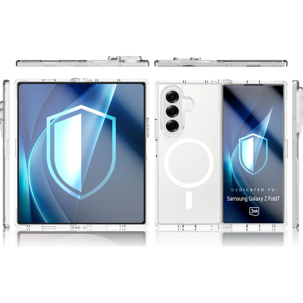 Handyhülle für Galaxy Z Fold7, 3mk Armor MagCase mit MagSafe, Transparent - Image 3