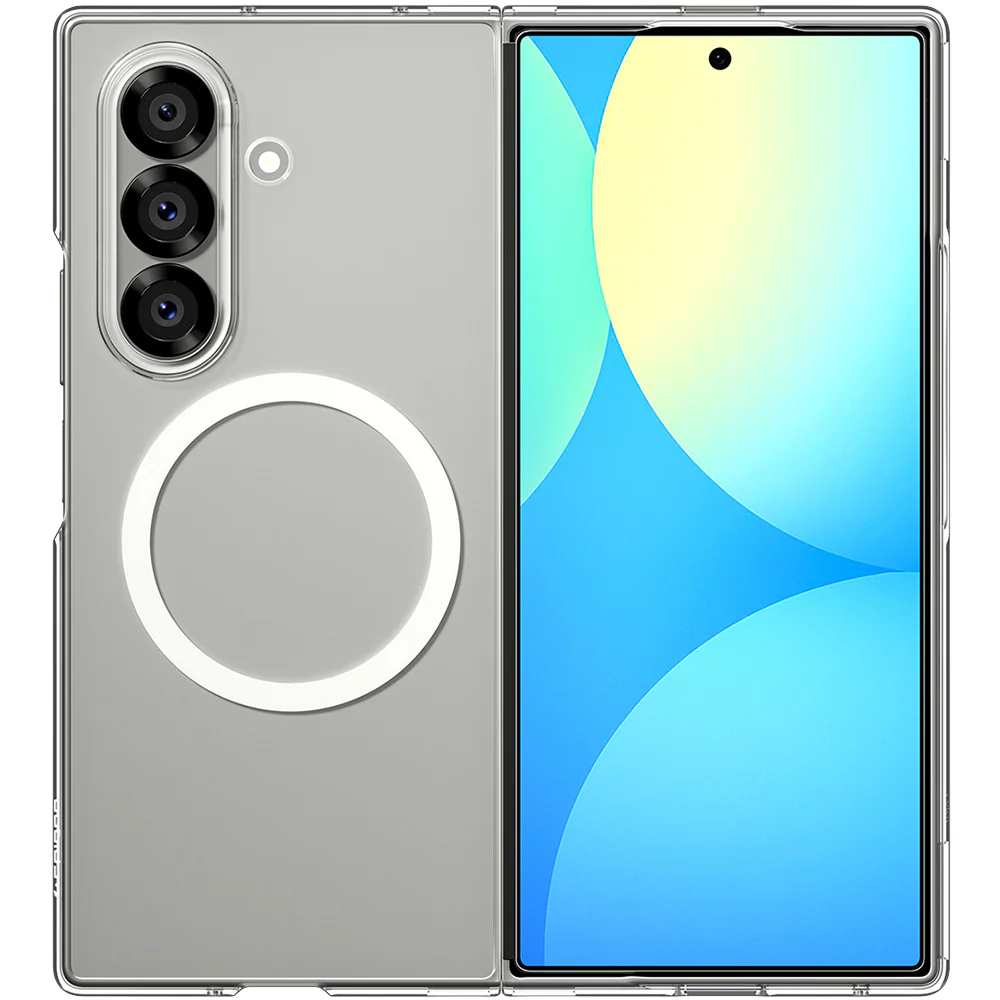 Handyhülle für Galaxy Z Fold7, Spigen Air Skin Mag für MagSafe, Transparent-Weiß - Image 2