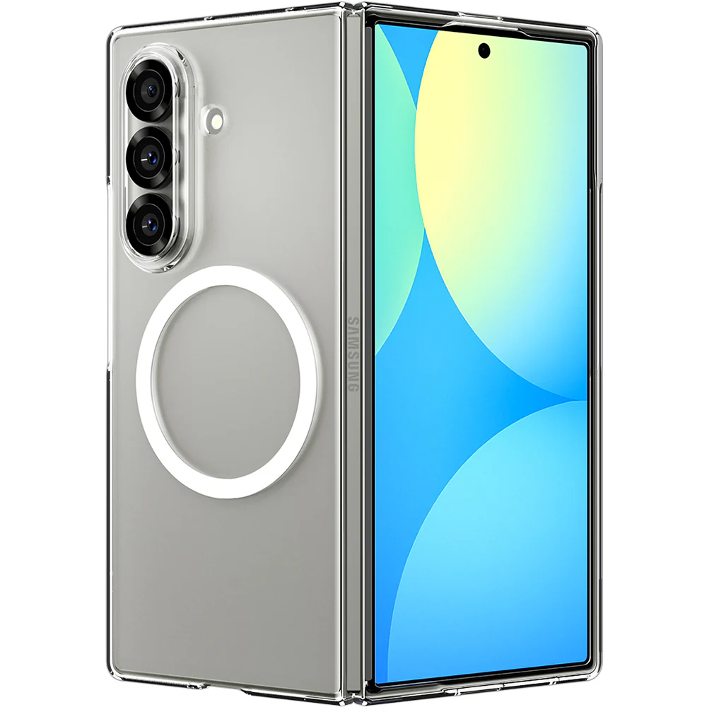 Handyhülle für Galaxy Z Fold7, Spigen Air Skin Mag für MagSafe, Transparent-Weiß - Image 5