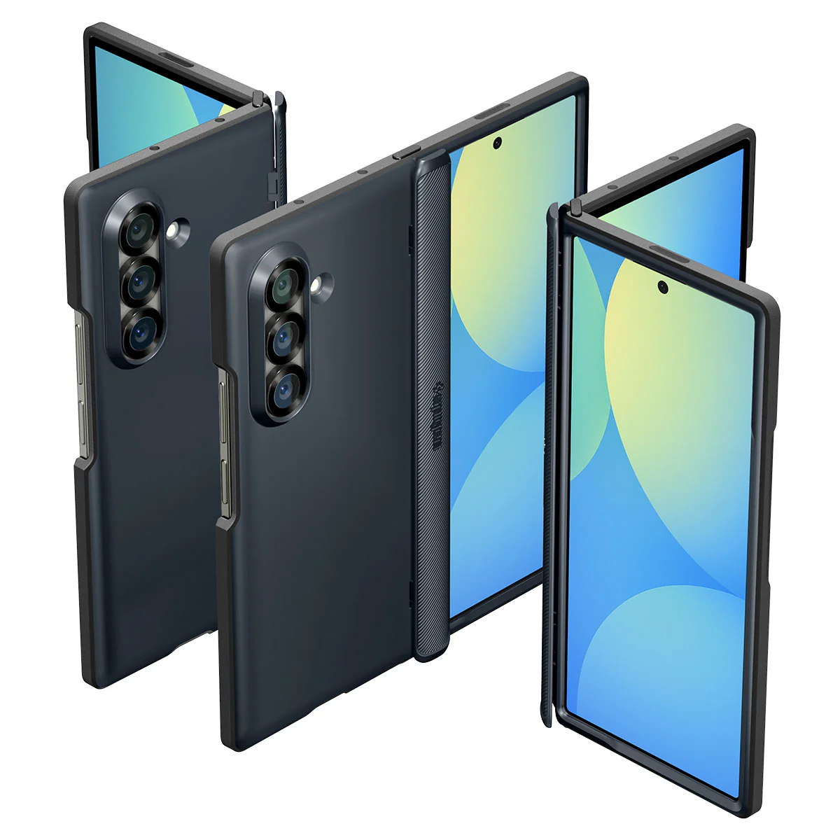 Handyhülle für Galaxy Z Fold7, Spigen Slim Armor Pro Mag mit MagSafe, Dunkelblau - Image 22