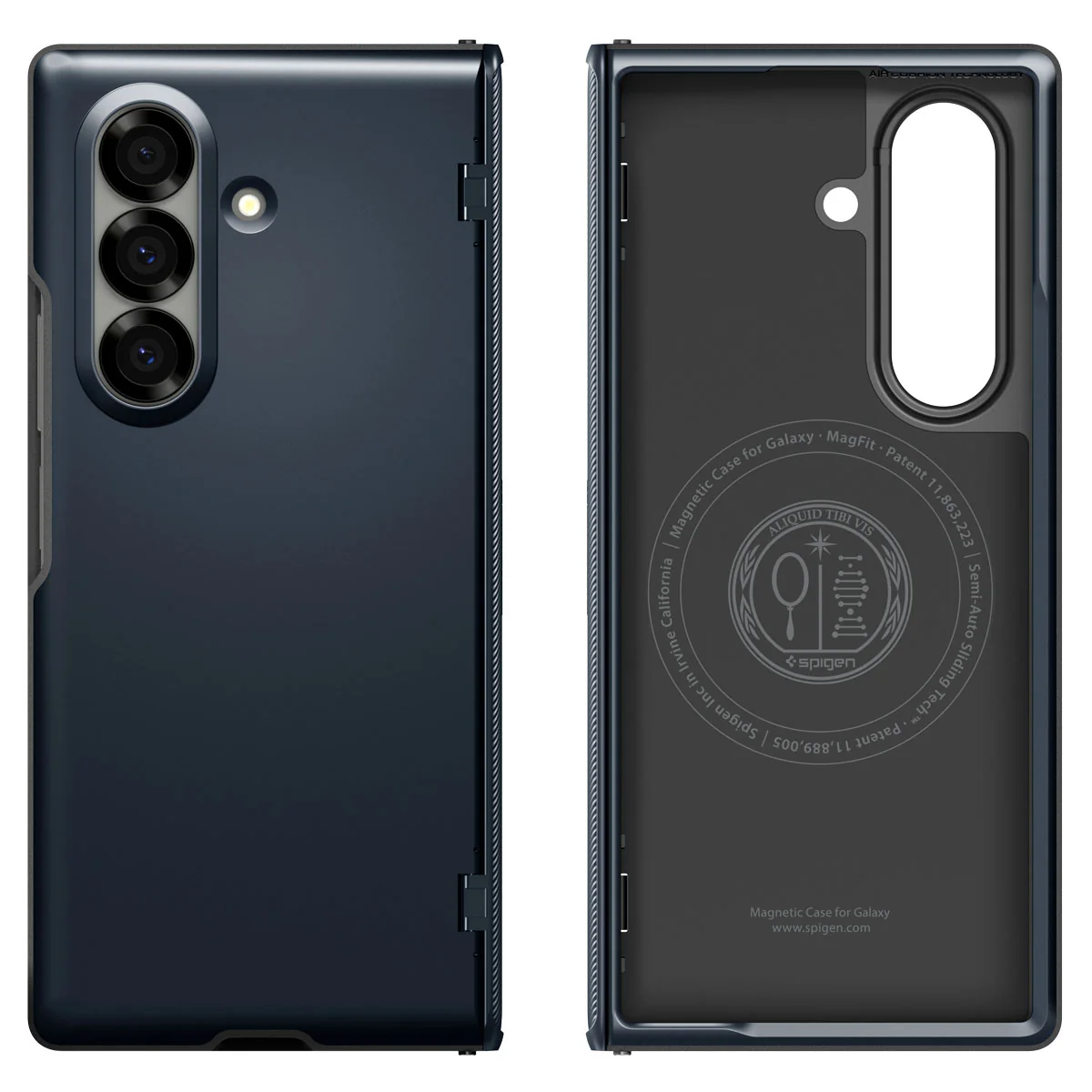 Handyhülle für Galaxy Z Fold7, Spigen Slim Armor Pro Mag mit MagSafe, Dunkelblau - Image 7
