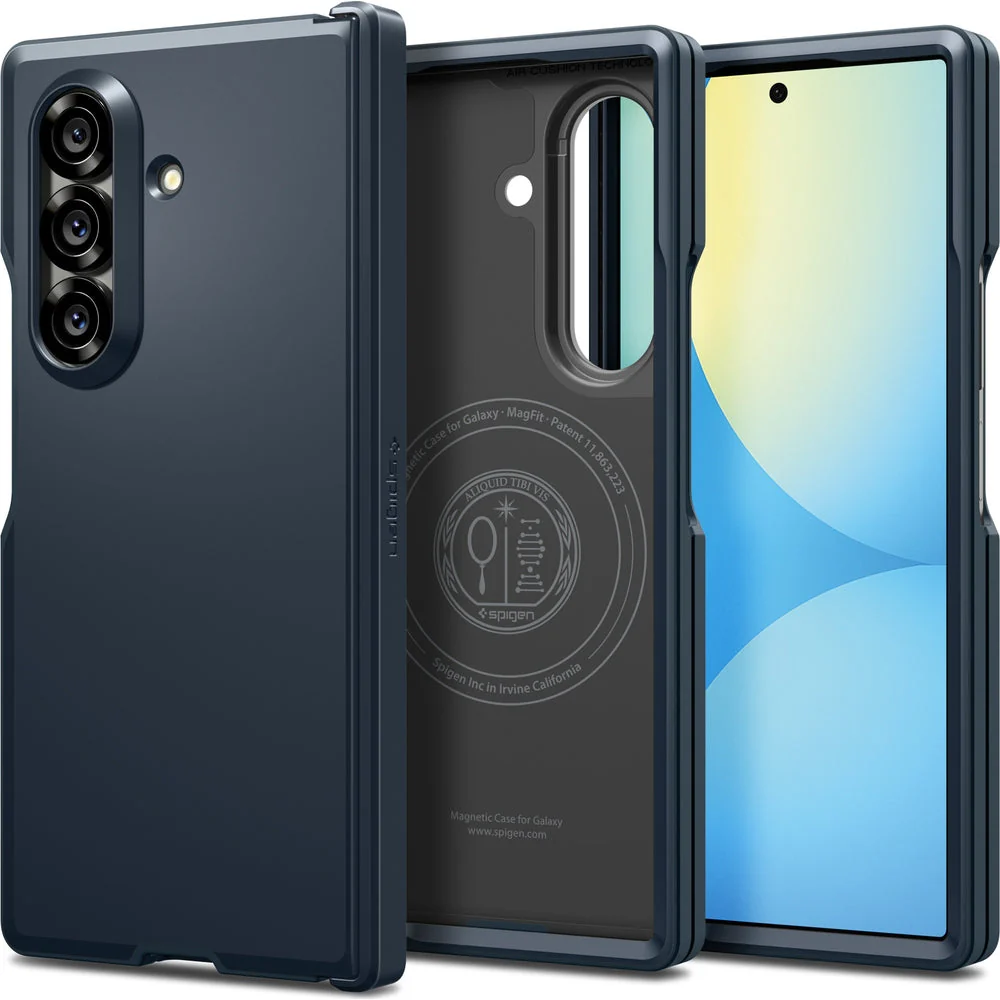 Handyhülle für Galaxy Z Fold7, Spigen Tough Armor Pro Mag mit MagSafe, Graphitgrau