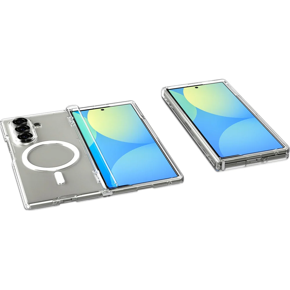 Handyhülle für Galaxy Z Fold7, Spigen Ultra Hybrid Pro Mag mit MagSafe, Transparent-Weiß - Image 14