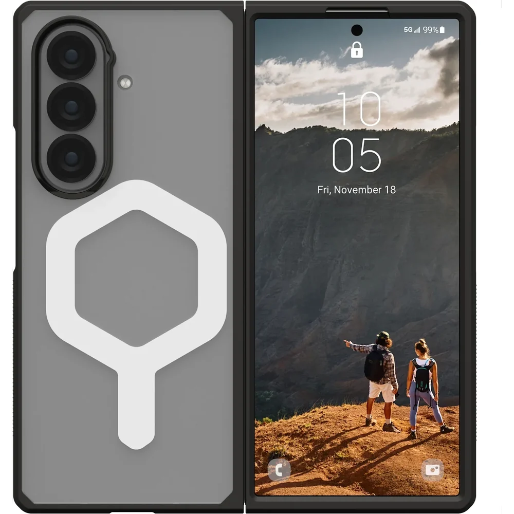 Handyhülle für Galaxy Z Fold7, Urban Armor Gear Mouve with Magnet, Transparent und Schwarz - Image 2