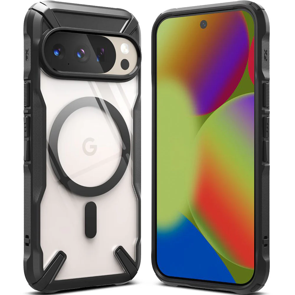 Handyhülle für Google Pixel 10 Pro / 10, Ringke Fusion X Magnetic, Transparent mit Schwarzen Rahmen - Image 2