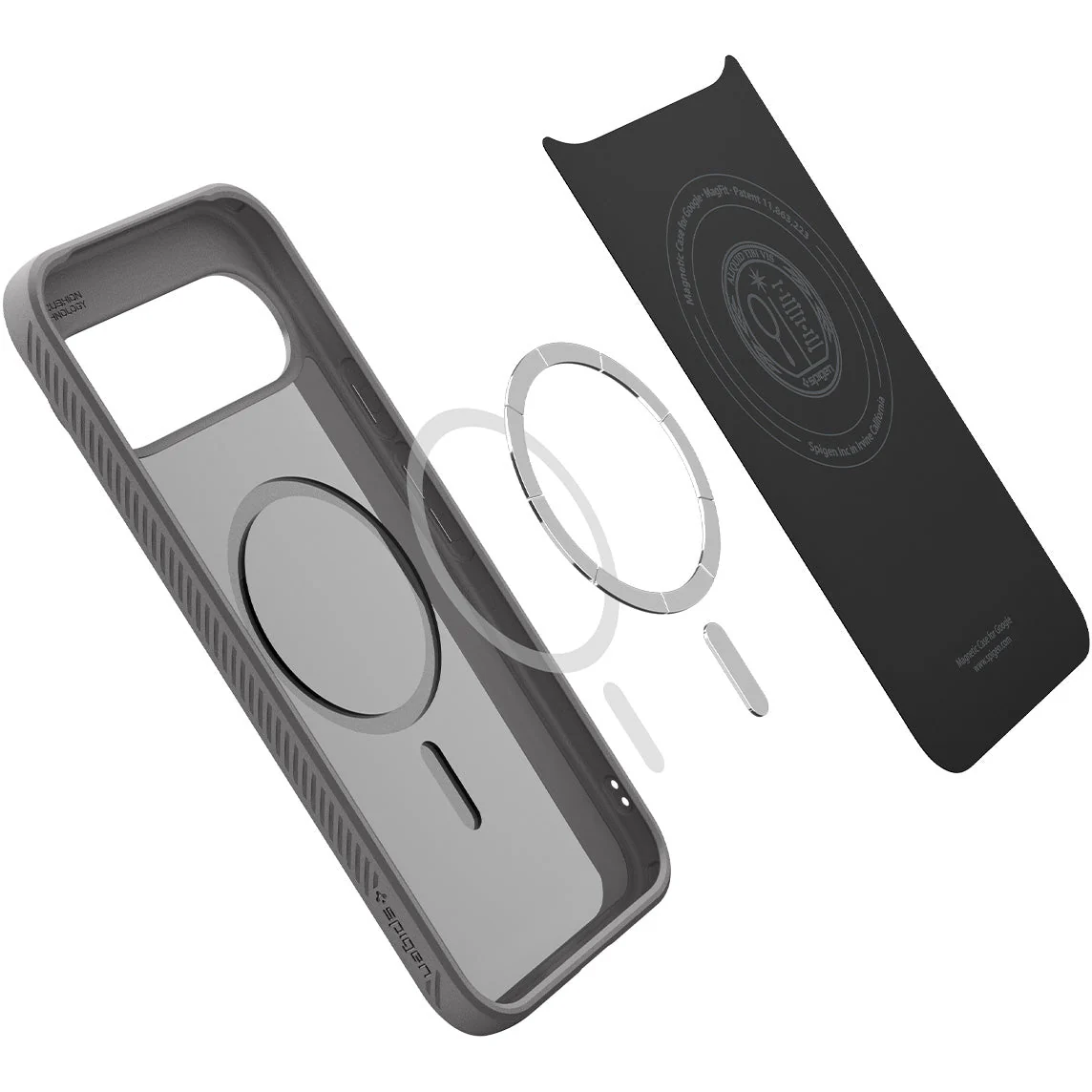 Handyhülle für Google Pixel 10 Pro / Pixel 10, Spigen Liquid Air Mag mit MagSafe, Grau - Image 11