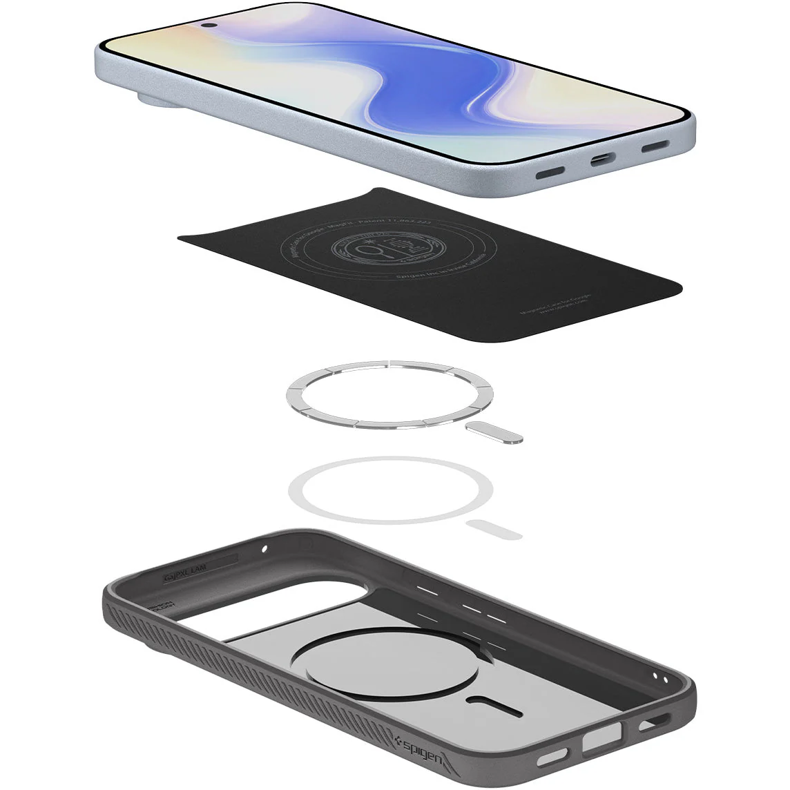 Handyhülle für Google Pixel 10 Pro / Pixel 10, Spigen Liquid Air Mag mit MagSafe, Grau - Image 12