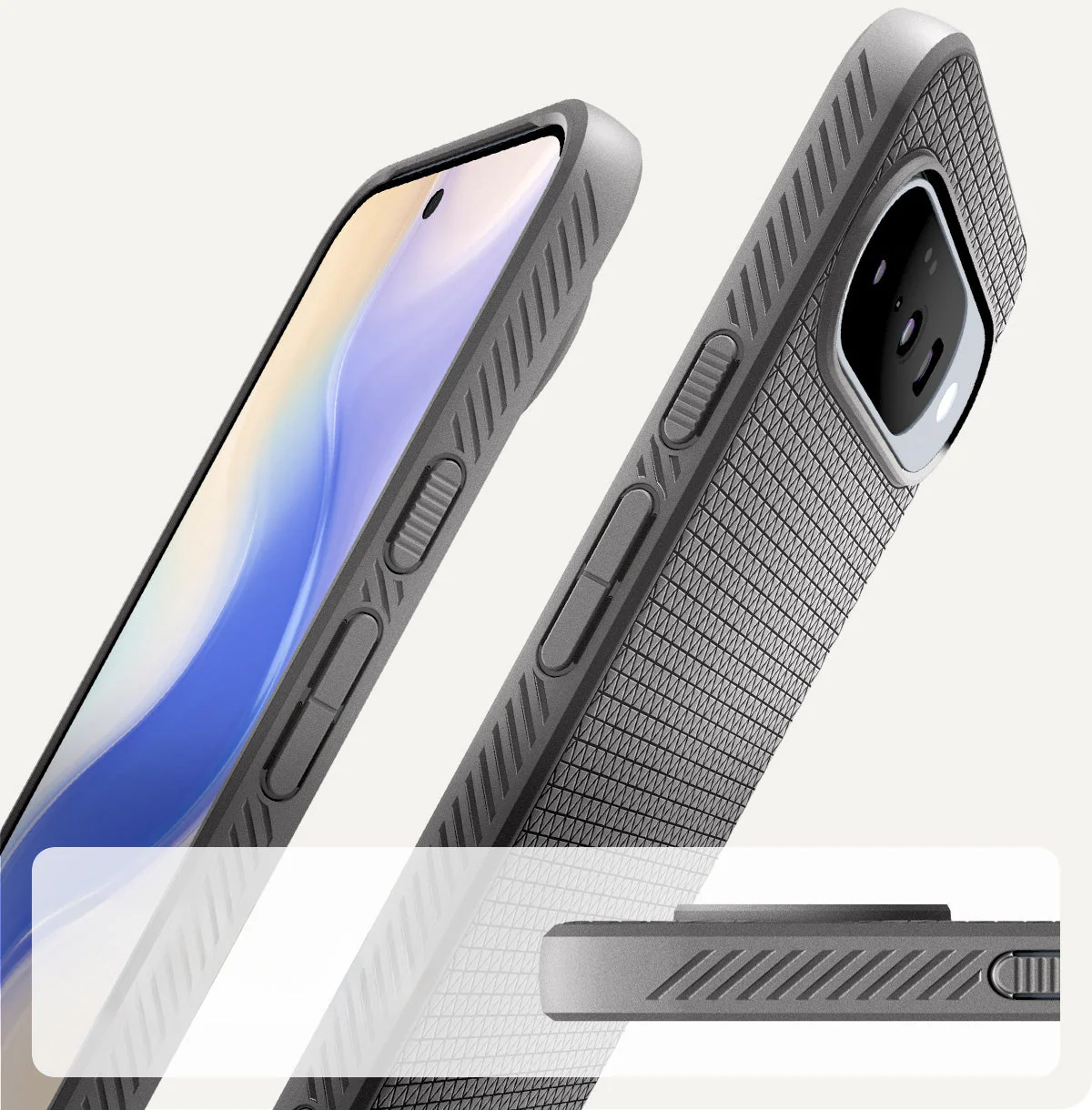 Handyhülle für Google Pixel 10 Pro / Pixel 10, Spigen Liquid Air Mag mit MagSafe, Grau - Image 5