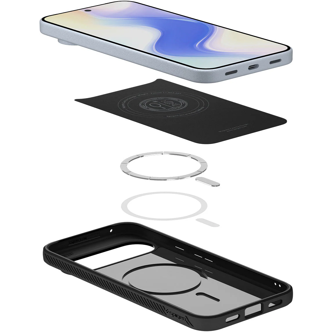 Handyhülle für Google Pixel 10 Pro / Pixel 10, Spigen Liquid Air Mag mit MagSafe, Schwarz - Image 12