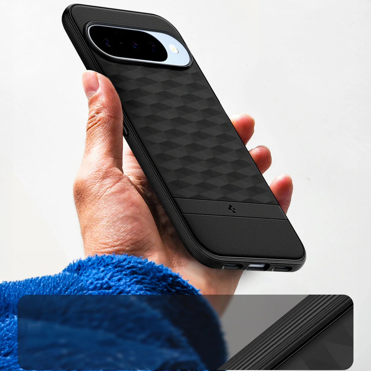 Handyhülle für Google Pixel 10 Pro / Pixel 10, Spigen Parallax Mag mit MagSafe, Schwarz - Image 8
