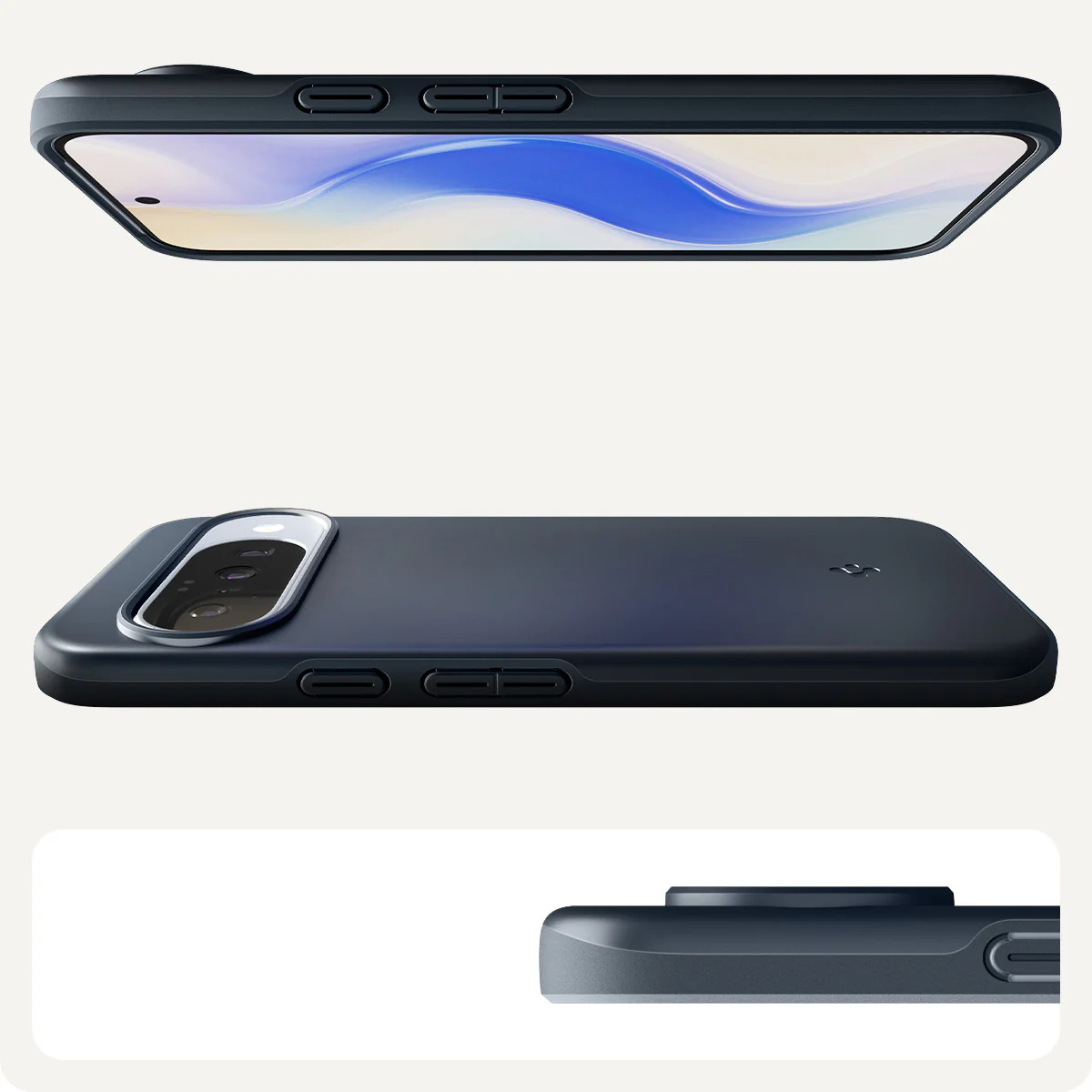 Handyhülle für Google Pixel 10 Pro / Pixel 10, Spigen Thin Fit Mag mit MagSafe, Dunkelblau - Image 2