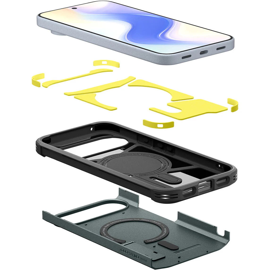 Handyhülle für Google Pixel 10 Pro / Pixel 10, Spigen Tough Armor Mag mit MagSafe, Grün - Image 15