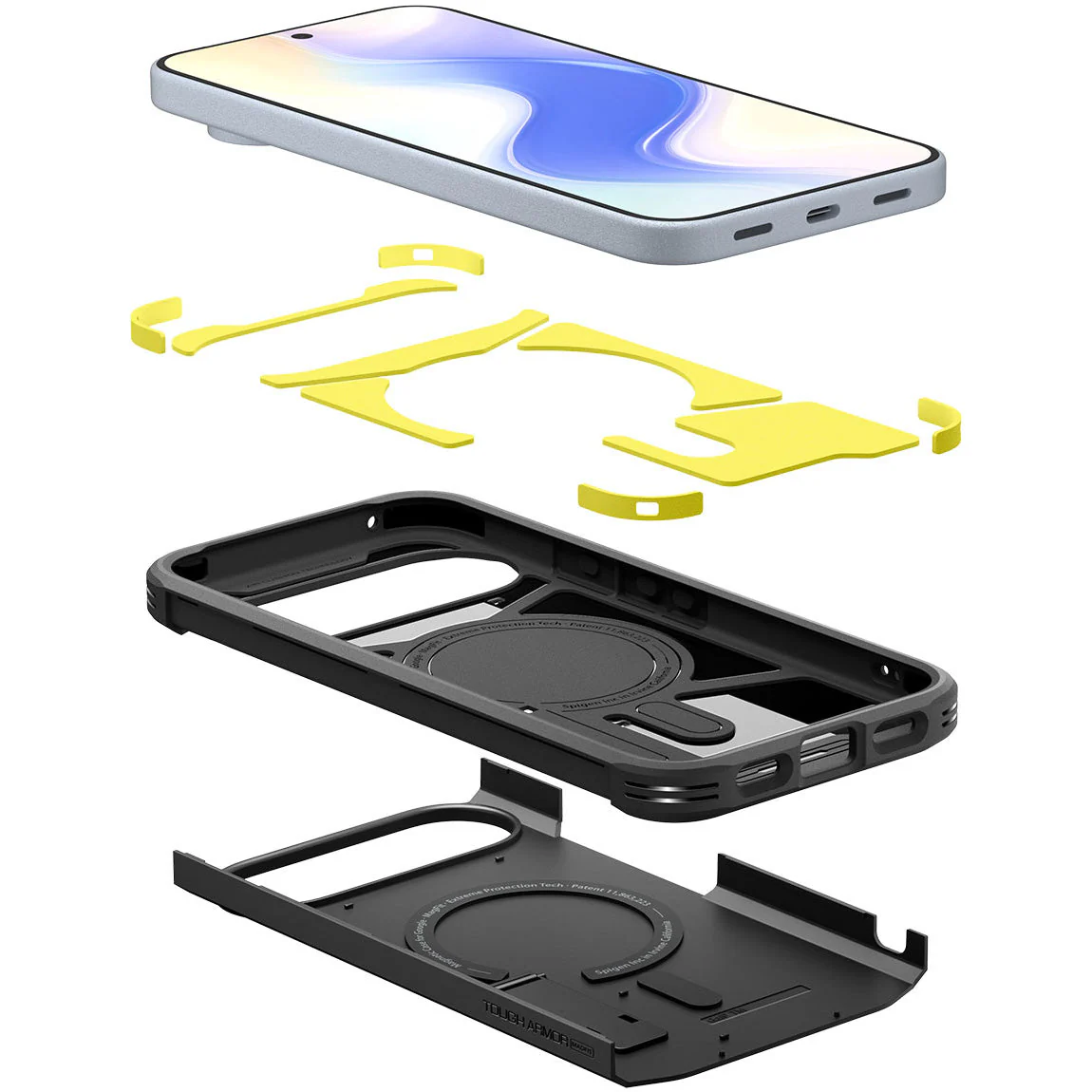 Handyhülle für Google Pixel 10 Pro / Pixel 10, Spigen Tough Armor Mag mit MagSafe, Schwarz - Image 15