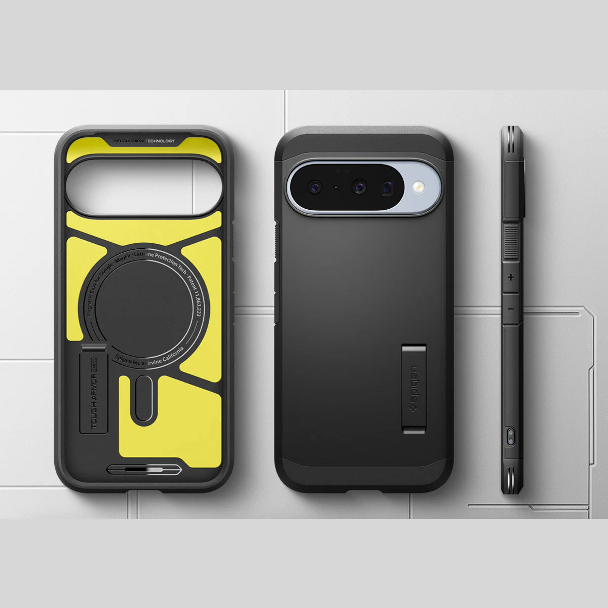 Handyhülle für Google Pixel 10 Pro / Pixel 10, Spigen Tough Armor Mag mit MagSafe, Schwarz - Image 6