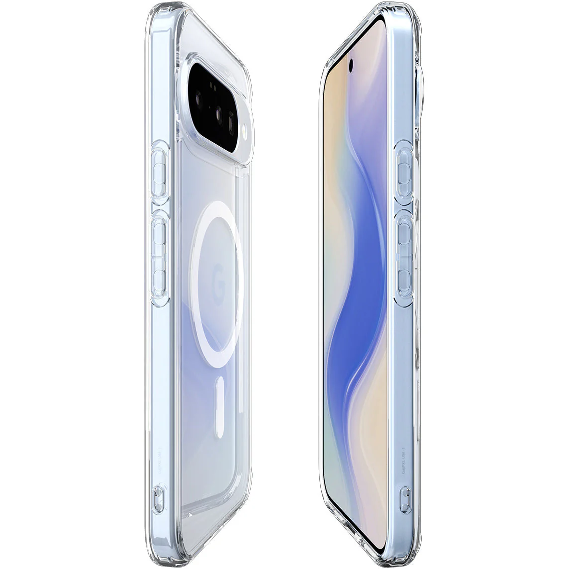 Handyhülle für Google Pixel 10 Pro / Pixel 10, Spigen Ultra Hybrid Mag mit MagSafe, Transparent-Weiß - Image 8