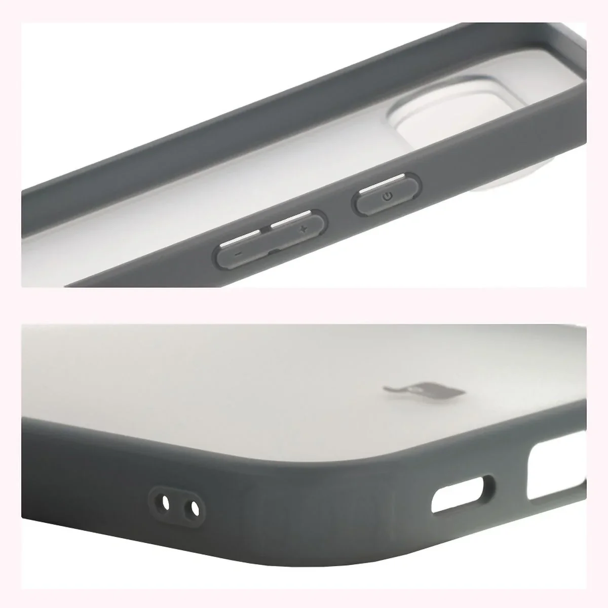 Handyhülle für Pixel 10 Pro XL, Bizon Case Angelo, Durchscheinend mit grauem Rahmen - Image 4