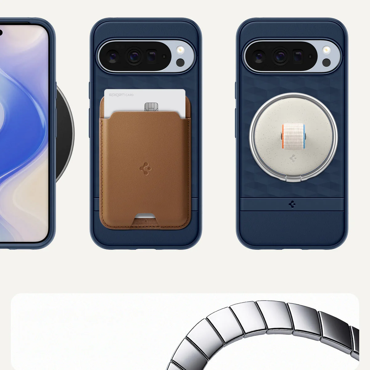 Handyhülle für Google Pixel 10 Pro XL, Spigen Parallax Mag mit MagSafe, Dunkelblau - Image 5