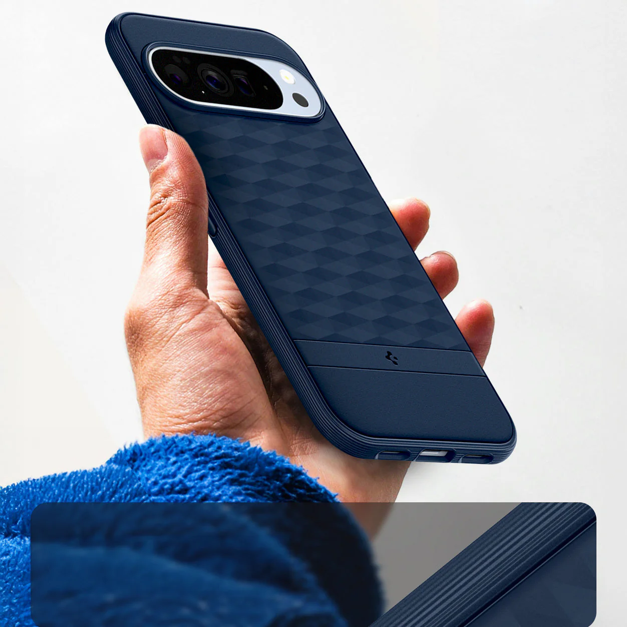 Handyhülle für Google Pixel 10 Pro XL, Spigen Parallax Mag mit MagSafe, Dunkelblau - Image 8