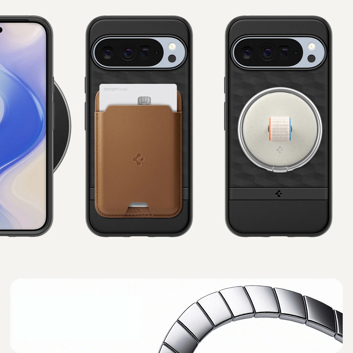 Handyhülle für Google Pixel 10 Pro XL, Spigen Parallax Mag mit MagSafe, Schwarz - Image 5