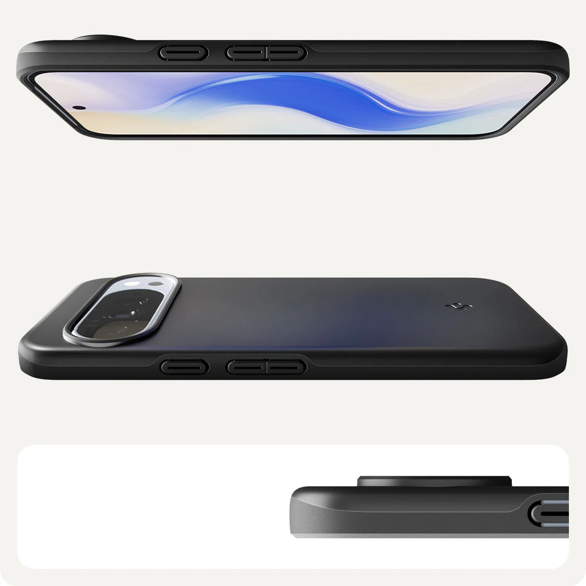 Handyhülle für Google Pixel 10 Pro XL, Spigen Thin Fit Mag mit MagSafe, Schwarz - Image 2