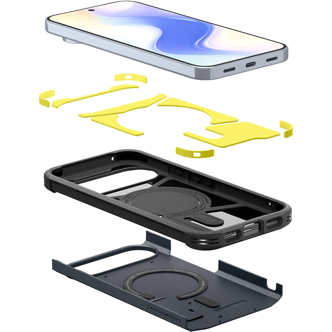 Handyhülle für Google Pixel 10 Pro XL, Spigen Tough Armor Mag mit MagSafe, Dunkelblau - Image 15