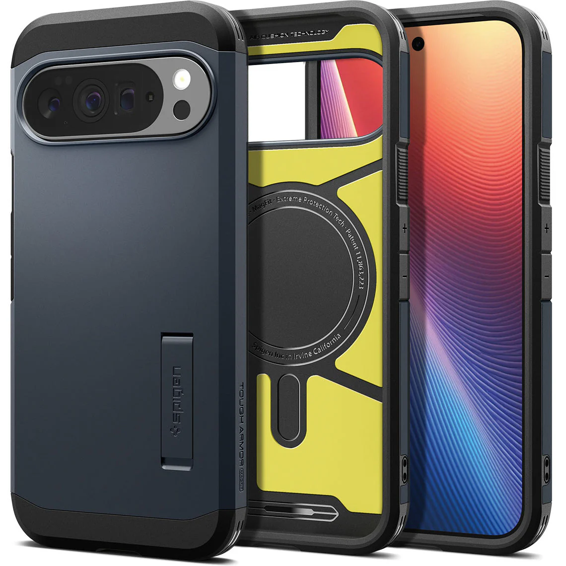 Handyhülle für Google Pixel 10 Pro XL, Spigen Tough Armor Mag mit MagSafe, Dunkelblau - Image 16