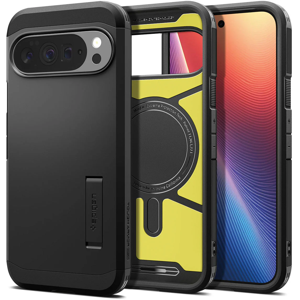 Handyhülle für Google Pixel 10 Pro XL, Spigen Tough Armor Mag mit MagSafe, Schwarz - Image 16