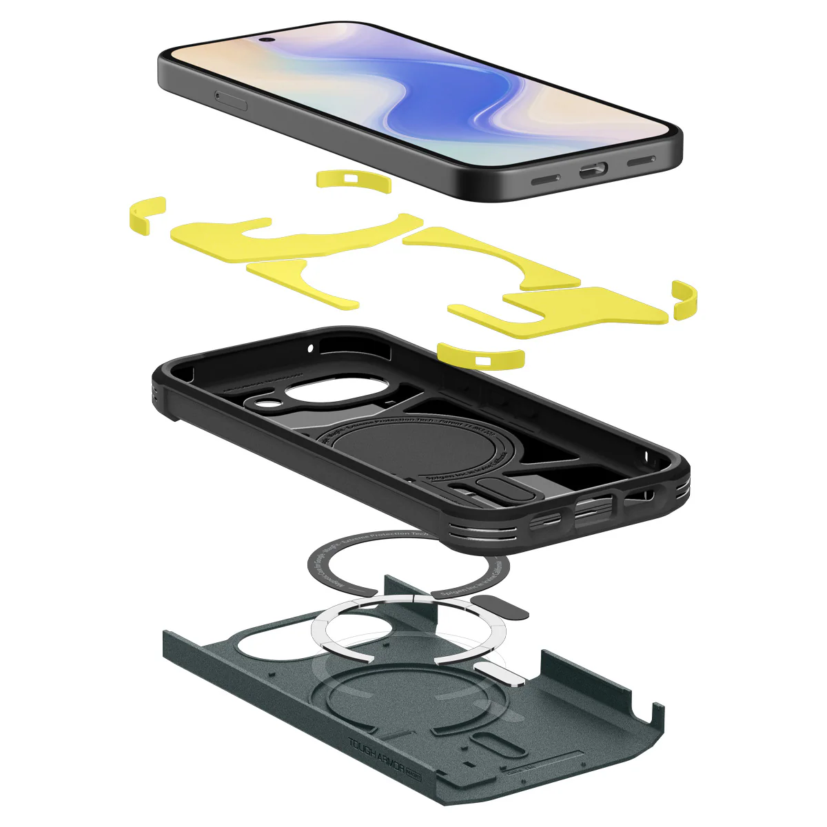 Handyhülle für Google Pixel 10a, Spigen Tough Armor Mag mit MagSafe, Grün - Image 15