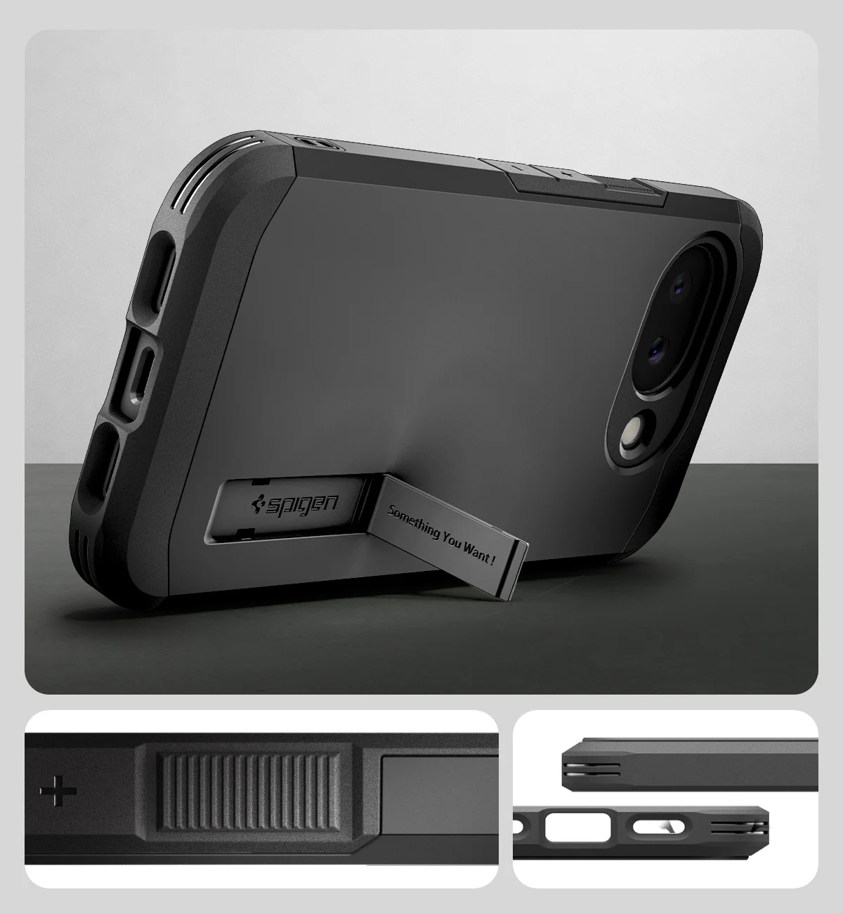 Handyhülle für Google Pixel 10a, Spigen Tough Armor Mag mit MagSafe, Schwarz - Image 4