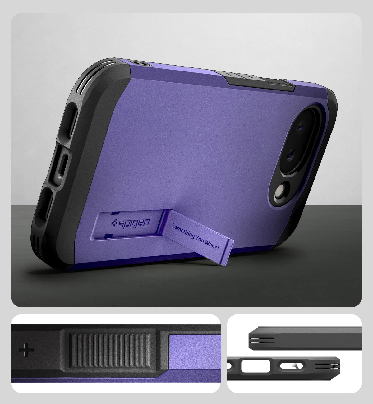 Handyhülle für Google Pixel 10a, Spigen Tough Armor Mag mit MagSafe, Violett - Image 4