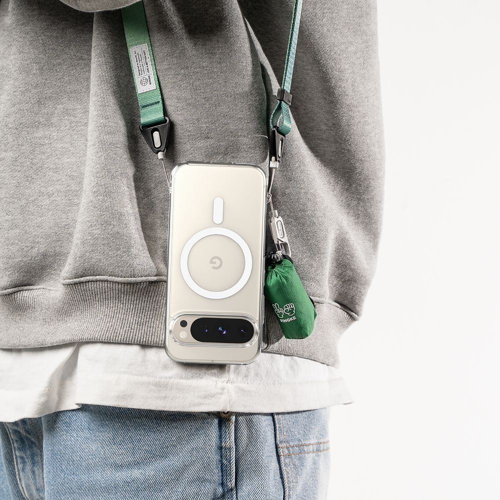 Handyhülle für Google Pixel 9 / 9 Pro, Ringke Fusion Magnetic, Transparent und Weiß - Image 8