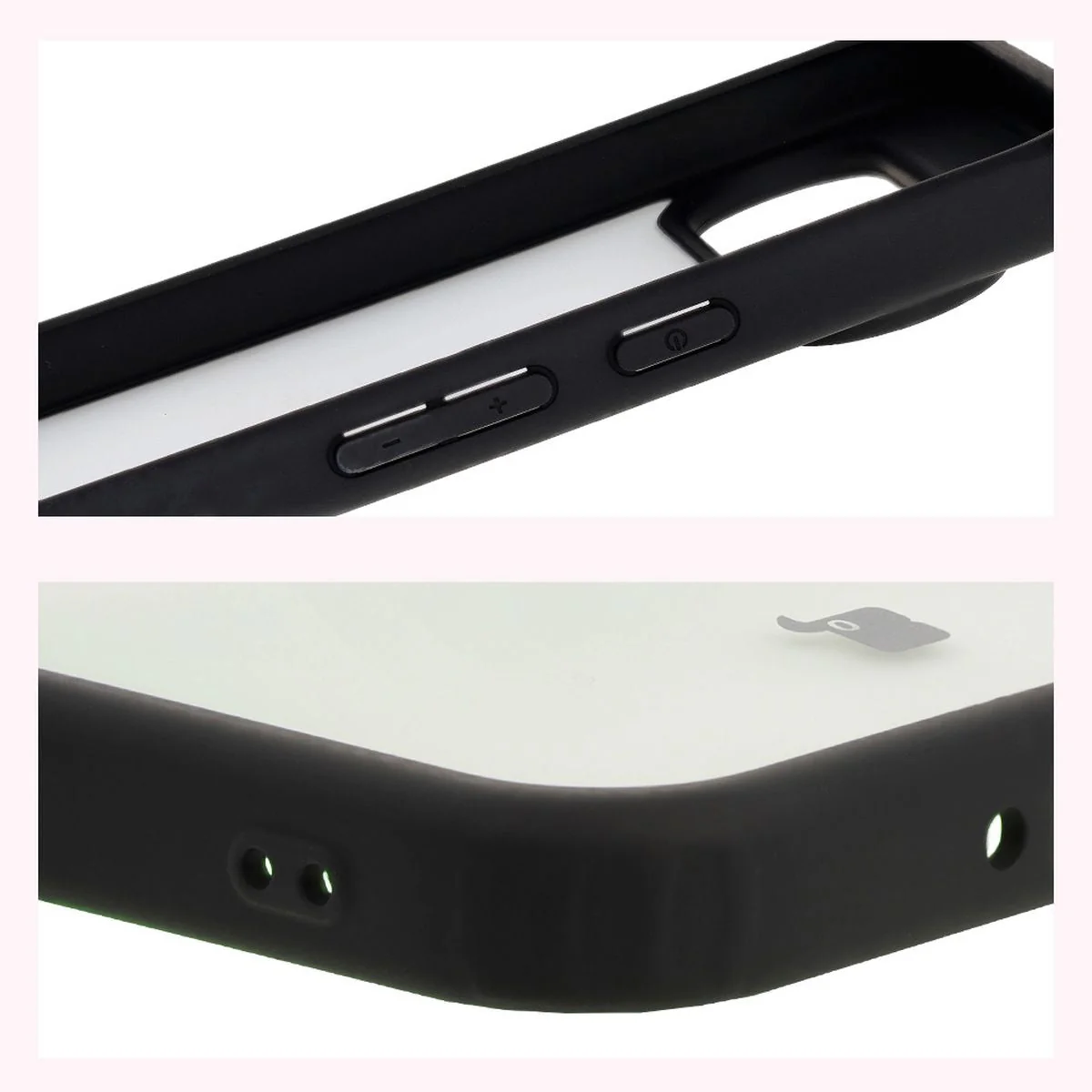 Handyhülle für Google Pixel 9 Pro XL, Bizon Case Angelo, Durchscheinend mit schwarzem Rahmen - Image 4