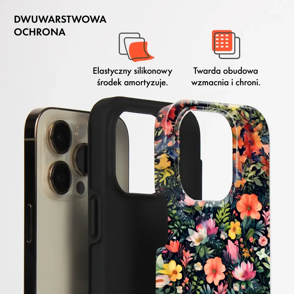 Handyhülle für Google Pixel 9 Pro XL, Mobiwear Elite Pro, Bunt-Blumig - Image 3