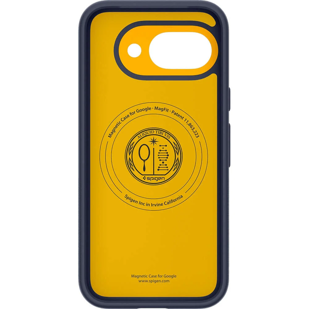 Handyhülle für Google Pixel 9a, Spigen Nano Pop Mag mit MagSafe, Dunkelblau-Gelb - Image 8