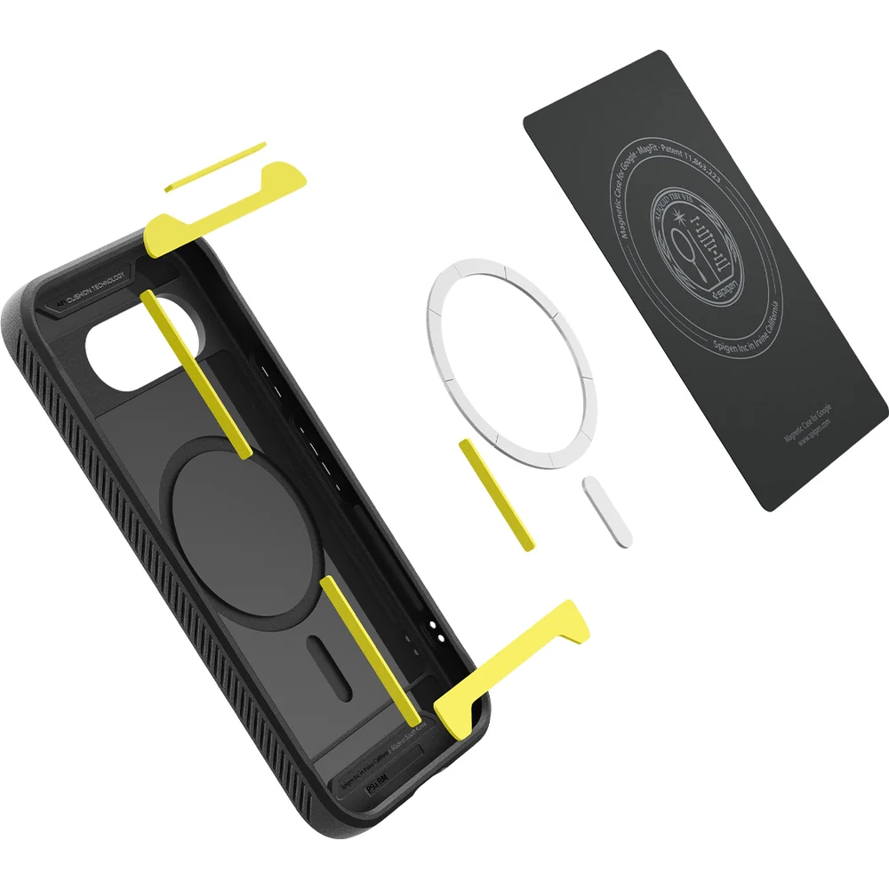 Handyhülle für Google Pixel 9a, Spigen Rugged Armor Mag mit MagSafe, Schwarz - Image 8