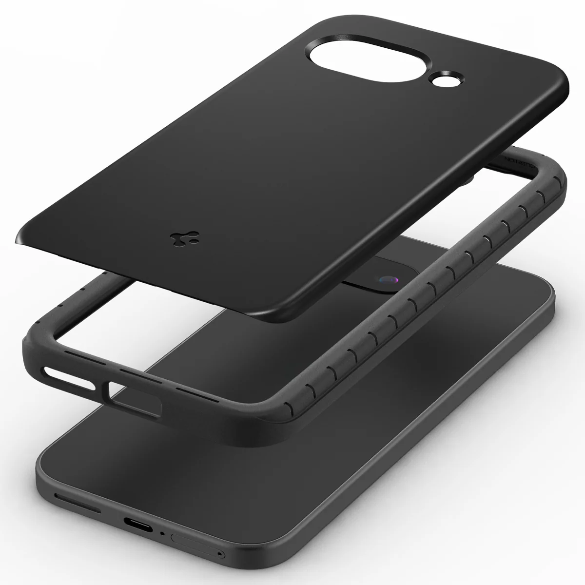 Handyhülle für Google Pixel 9a, Spigen Thin Fit Mag mit MagSafe, Schwarz - Image 11