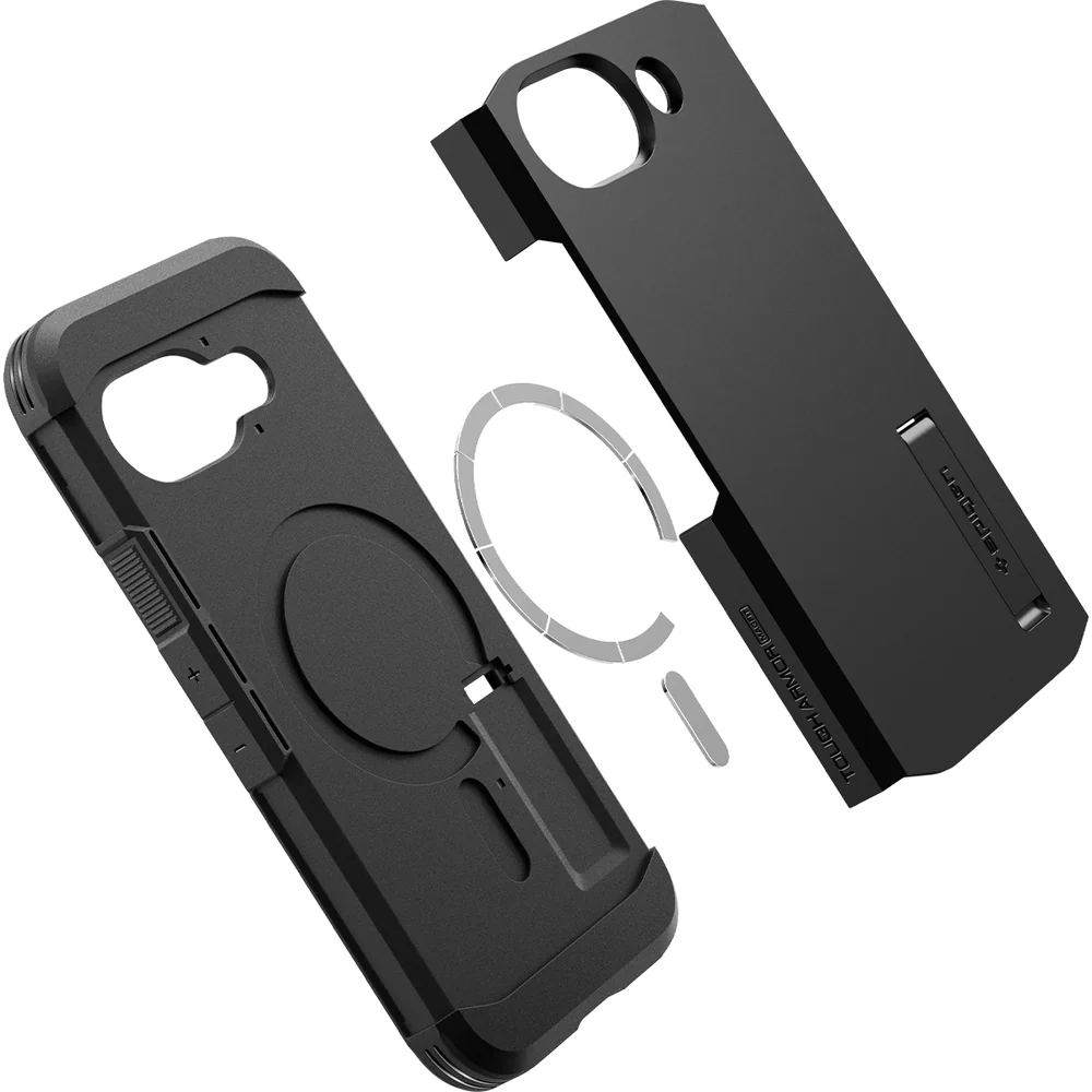 Handyhülle für Google Pixel 9a, Spigen Tough Armor Mag mit MagSafe, Schwarz - Image 7