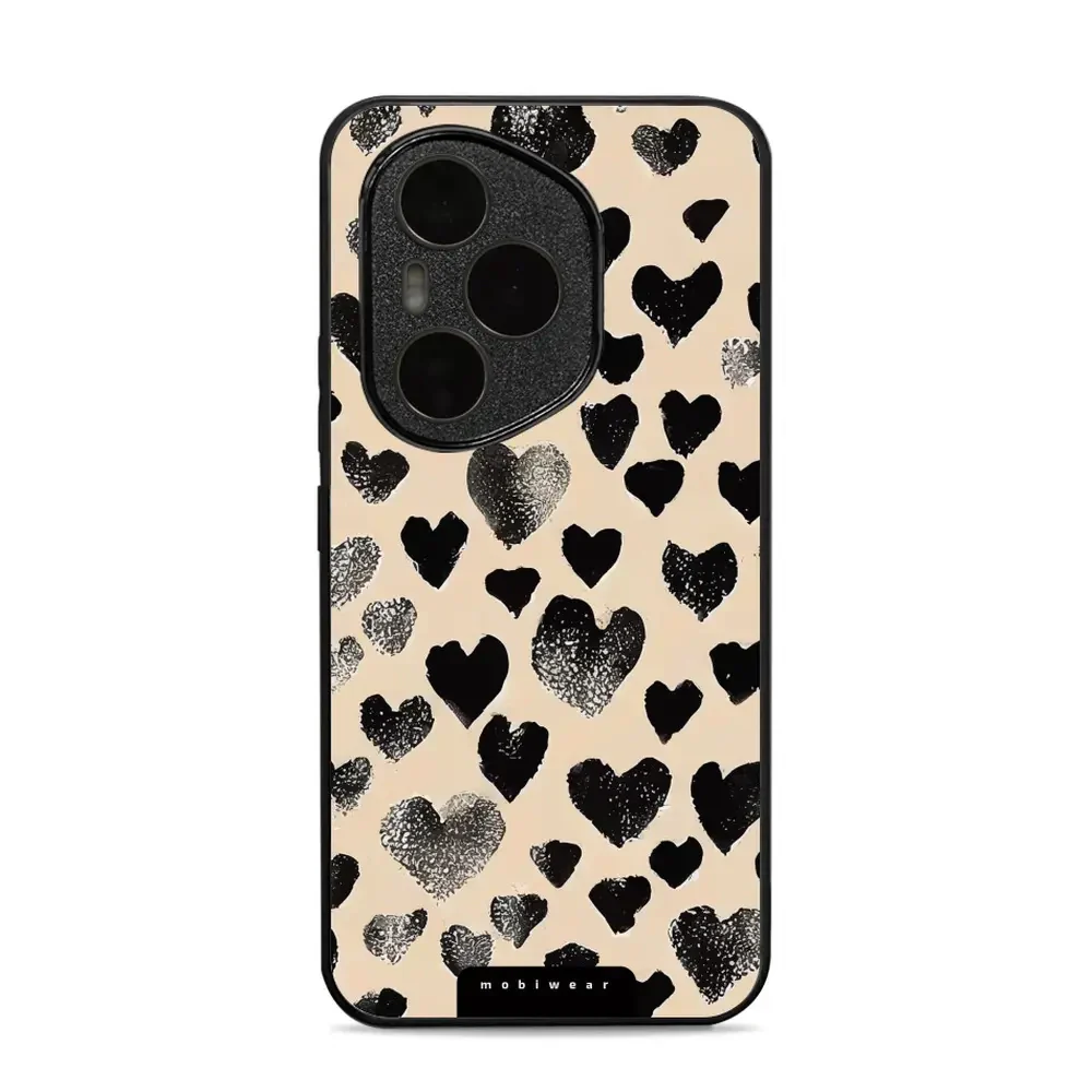 Handyhülle für Honor 400 Pro 5G, Mobiwear Glossy Case, Beige Liebe