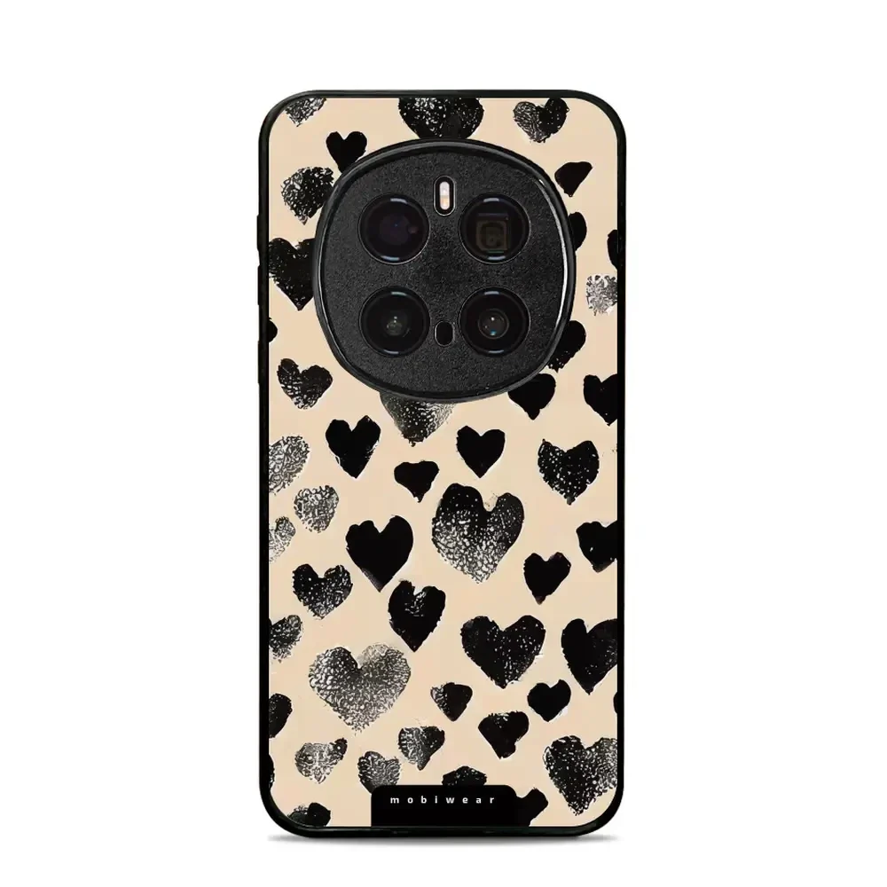 Handyhülle für Honor Magic7 Pro, Mobiwear Glossy Case, Beige Liebe