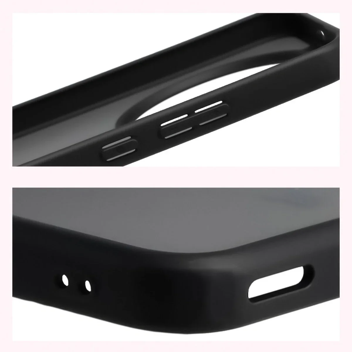 Handyhülle für Honor Magic8 Lite, Bizon Case Angelo, Getönte mit schwarzem Rahmen - Image 4