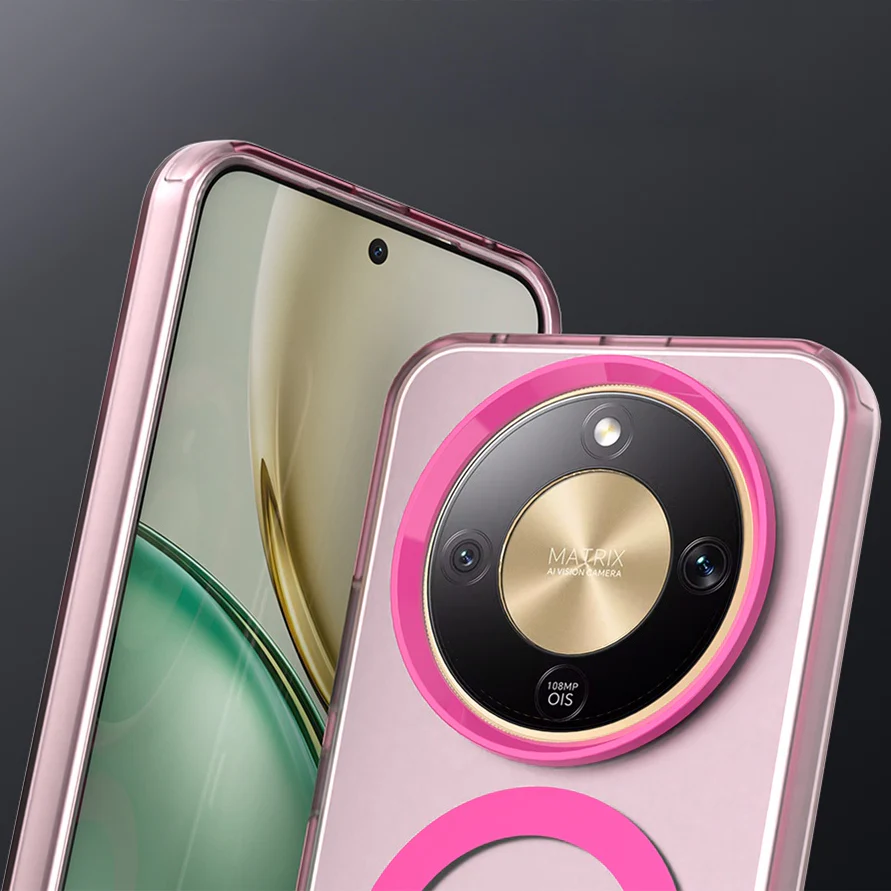 Handyhülle für Honor Magic8 Lite, Techsuit CandyCase MagSafe, Rosa - Image 4