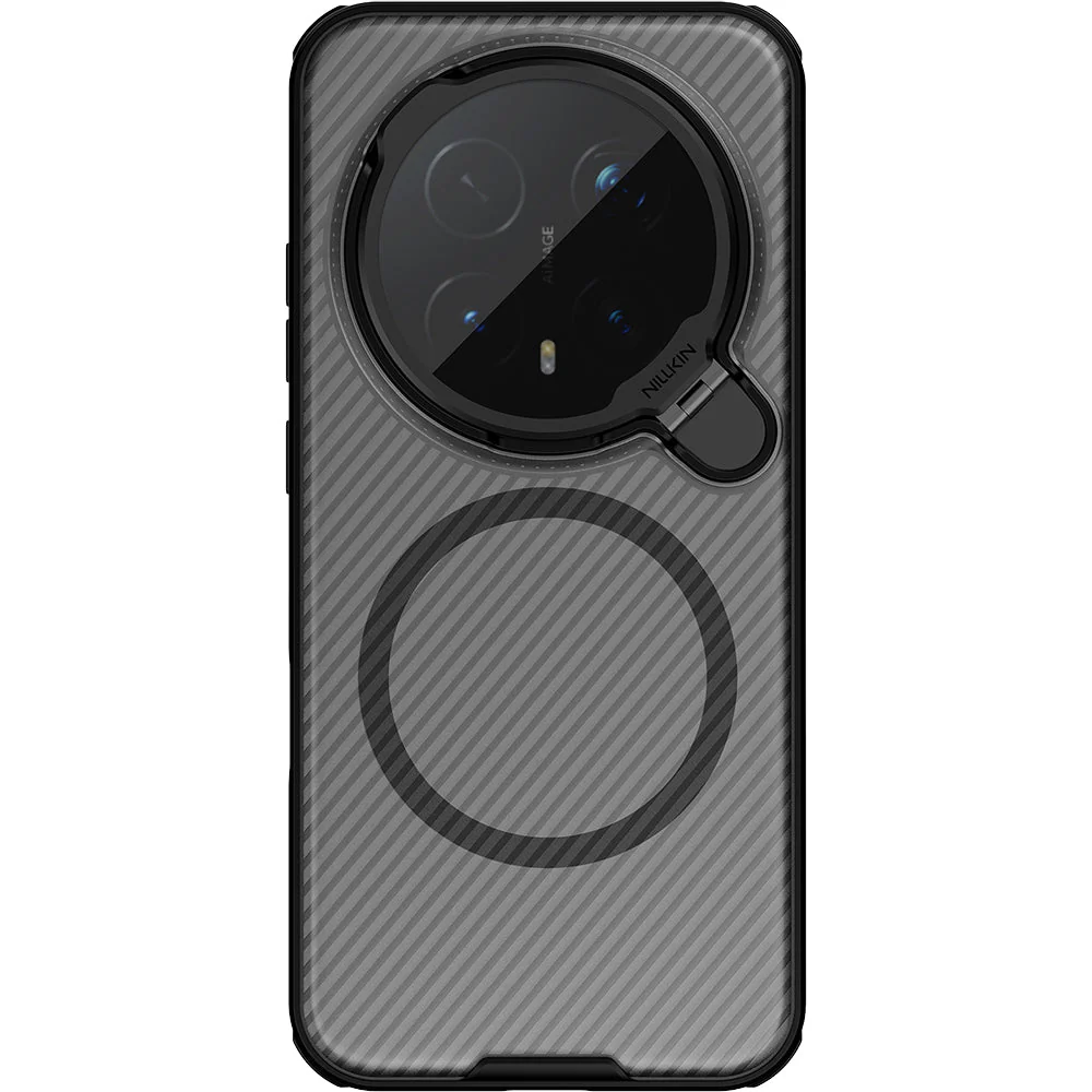 Handyhülle für Honor Magic8 Pro, Nillkin CamShield Prop Magnetic mit MagSafe, Transluzent mit Schwarz - Image 3