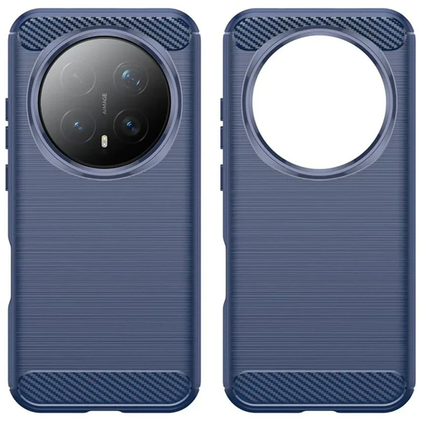 Handyhülle für Honor Magic8 Pro, Techsuit Carbon Silicone, Dunkelblau - Image 2