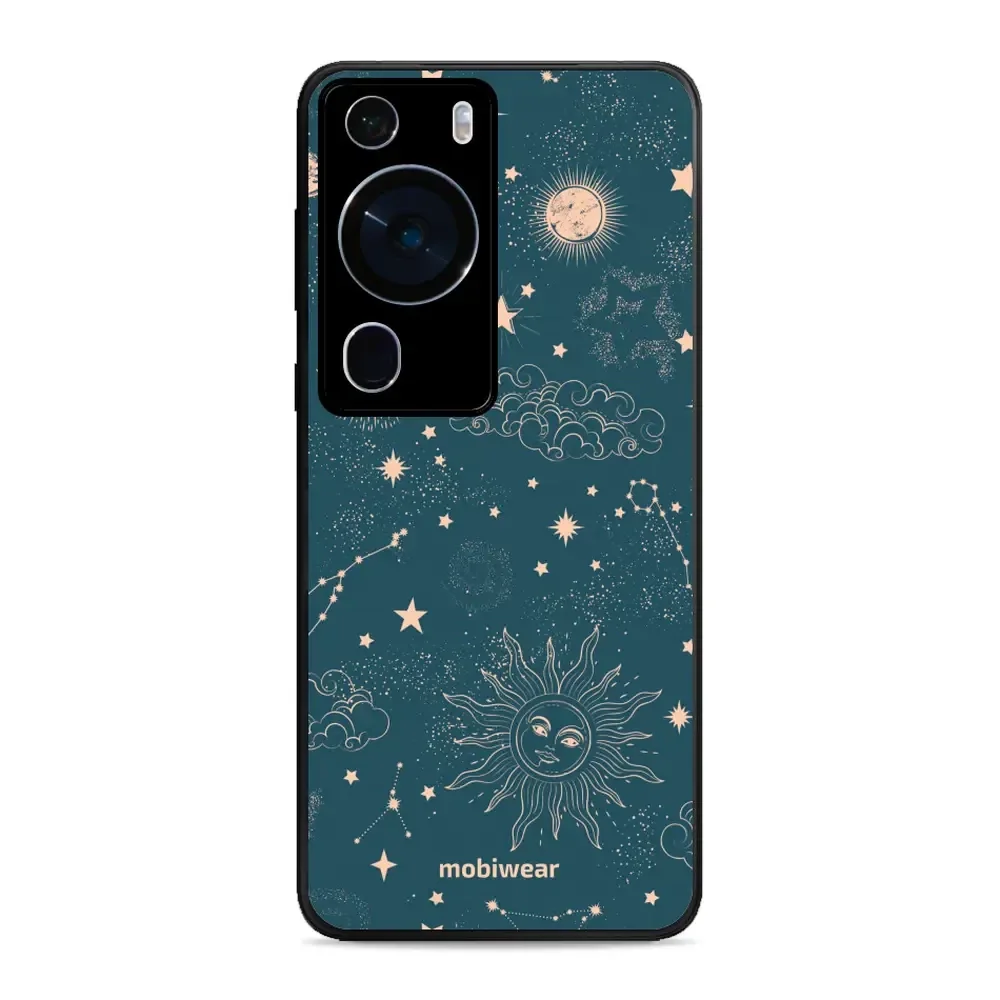 Handyhülle für Huawei P60 Pro, Mobiwear Glossy Case, Astraler Staub