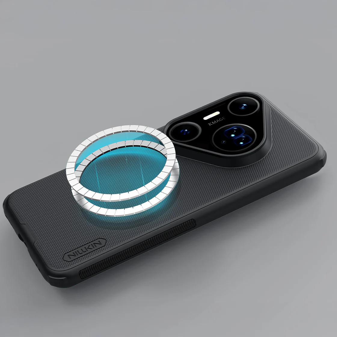 Handyhülle für Huawei Pura 80 Pro / 80 Pro Plus, Nillkin Frosted Shield Pro Magnetic mit MagSafe, Schwarz - Image 13