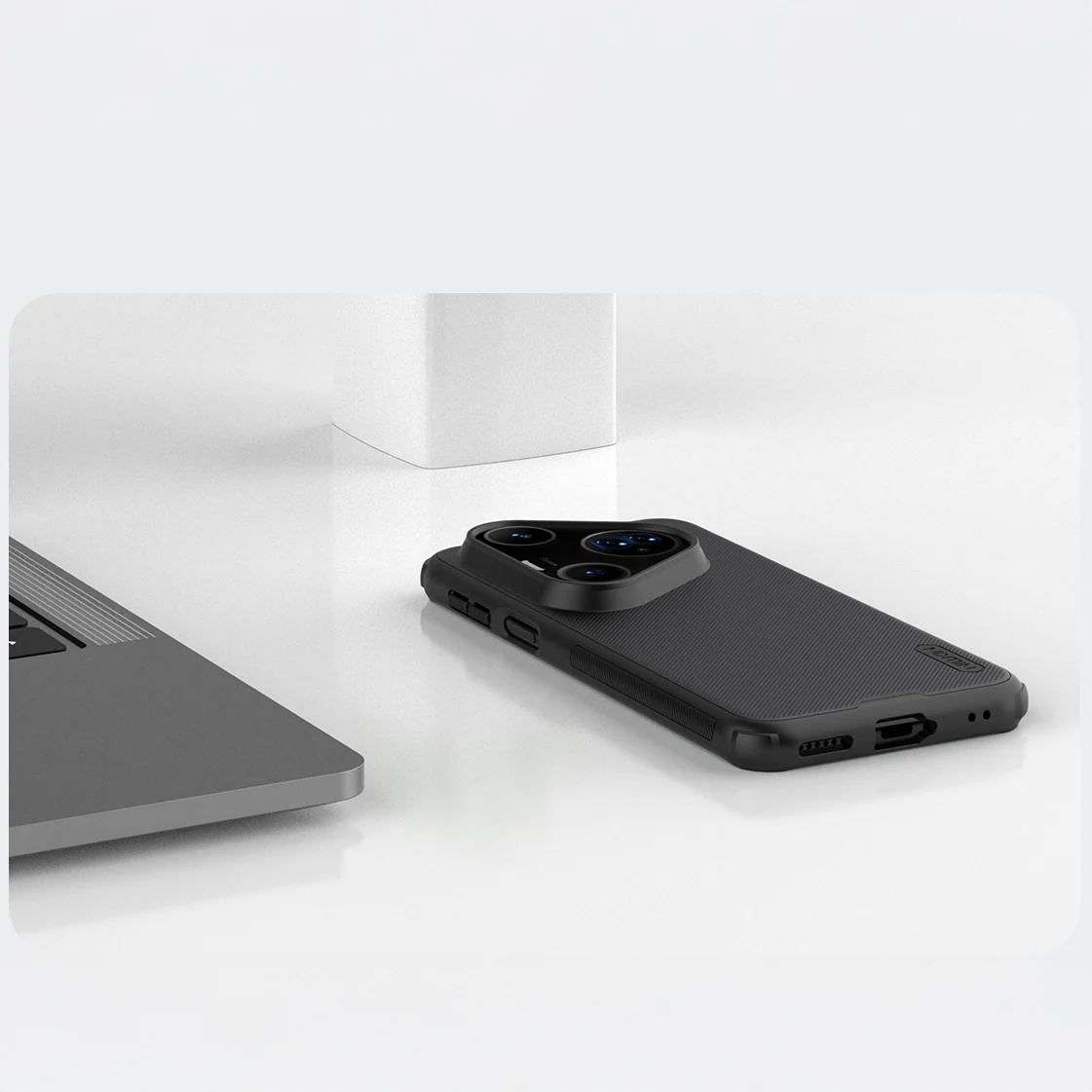 Handyhülle für Huawei Pura 80 Pro / 80 Pro Plus, Nillkin Frosted Shield Pro Magnetic mit MagSafe, Schwarz - Image 19