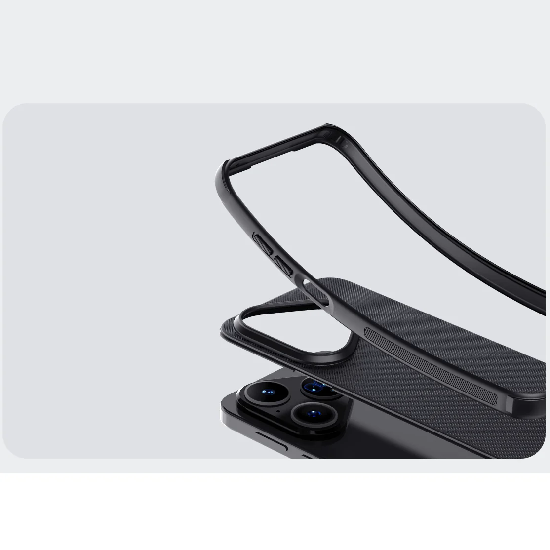 Handyhülle für Huawei Pura 80 Pro / 80 Pro Plus, Nillkin Frosted Shield Pro Magnetic mit MagSafe, Schwarz - Image 9