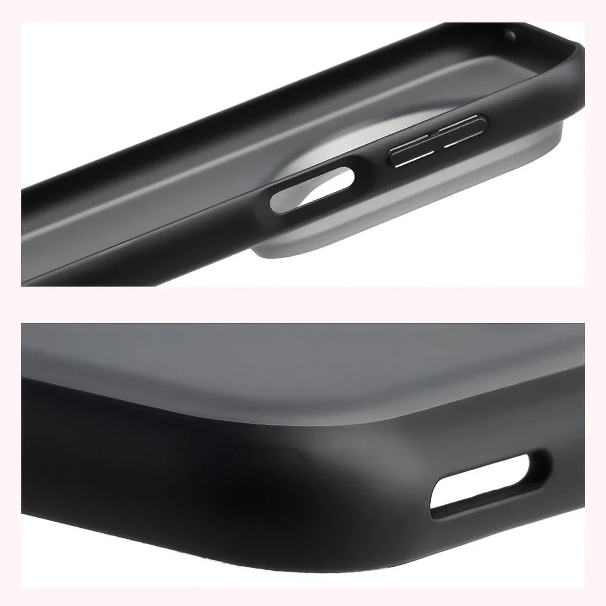 Handyhülle für Huawei Pura 80 Pro / Pro Plus, Bizon Case Angelo, Getönte mit schwarzem Rahmen - Image 4